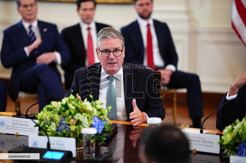 Trump Meets President Zelenskyy of Ukraine and European Leaders