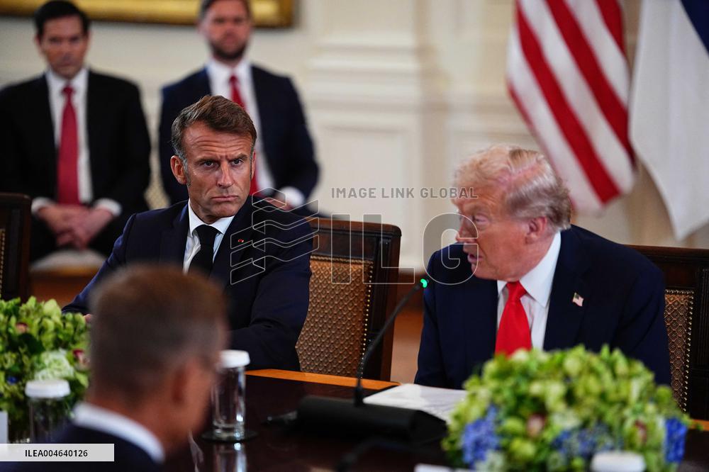 Trump Meets President Zelenskyy of Ukraine and European Leaders