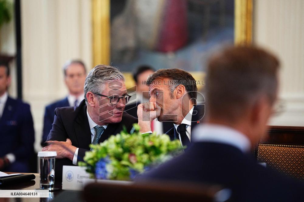 Trump Meets President Zelenskyy of Ukraine and European Leaders