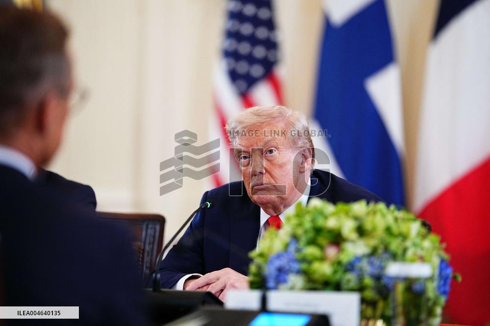 Trump Meets President Zelenskyy of Ukraine and European Leaders