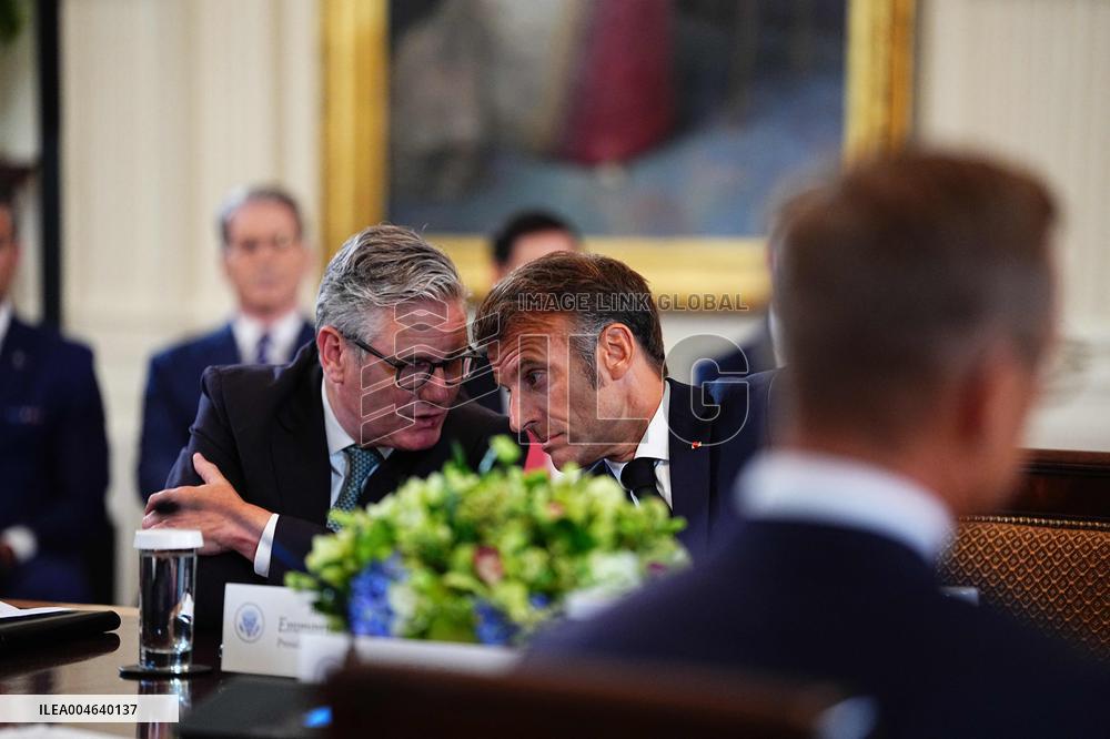 Trump Meets President Zelenskyy of Ukraine and European Leaders