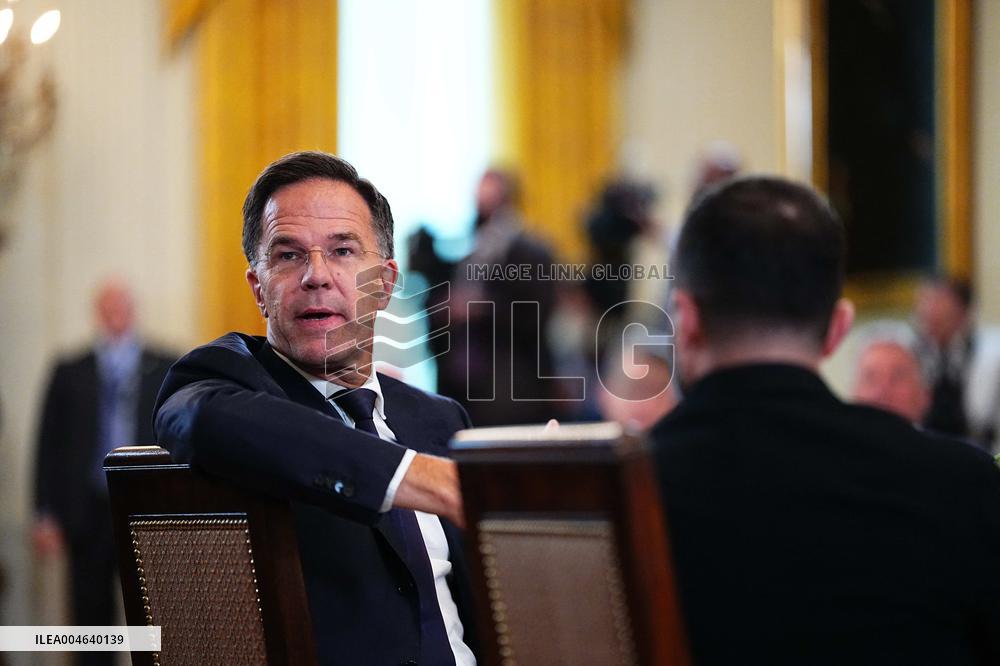 Trump Meets President Zelenskyy of Ukraine and European Leaders