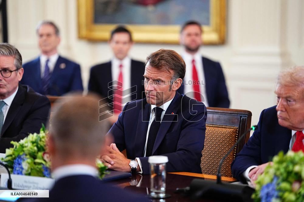 Trump Meets President Zelenskyy of Ukraine and European Leaders