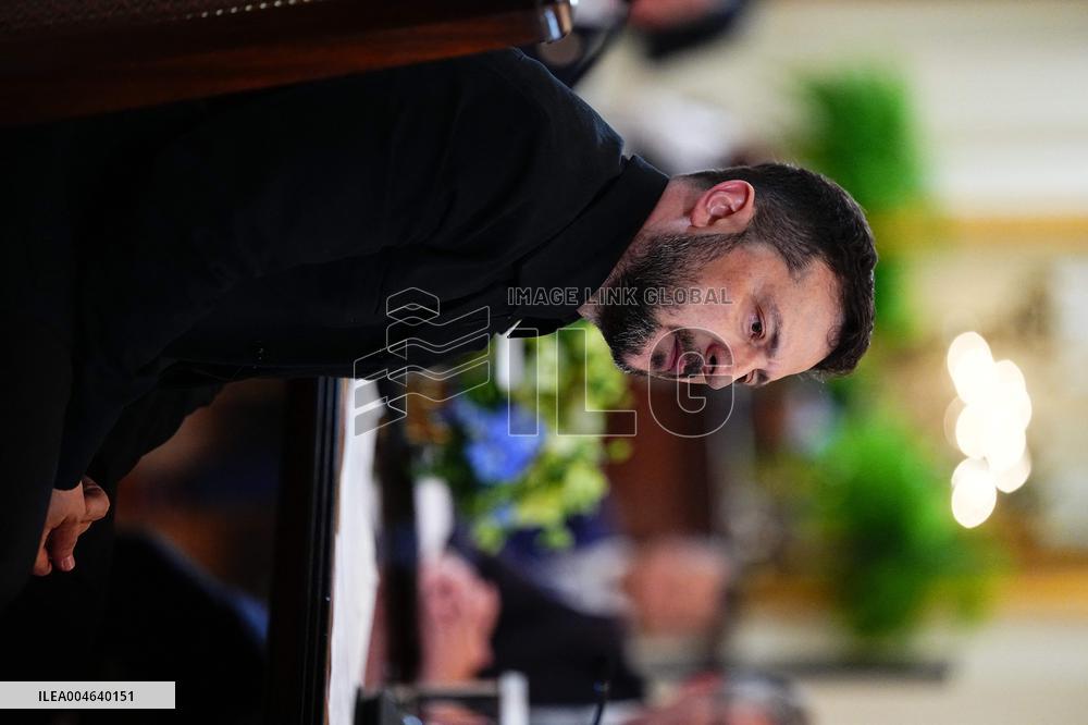 Trump Meets President Zelenskyy of Ukraine and European Leaders