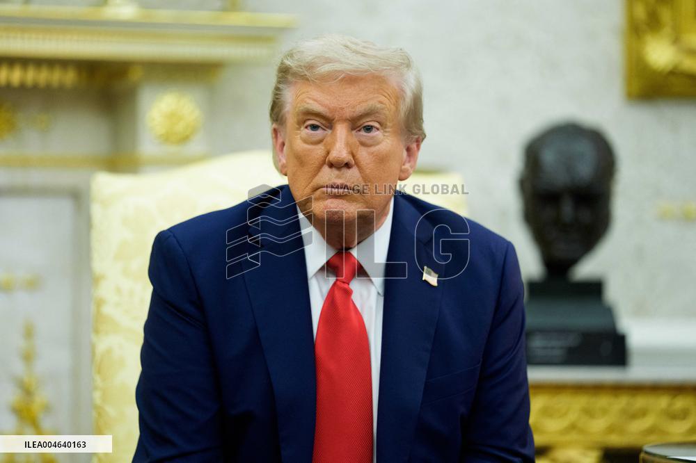 Trump Meets President Zelenskyy of Ukraine and European Leaders