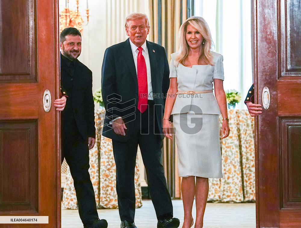Trump Meets President Zelenskyy of Ukraine and European Leaders