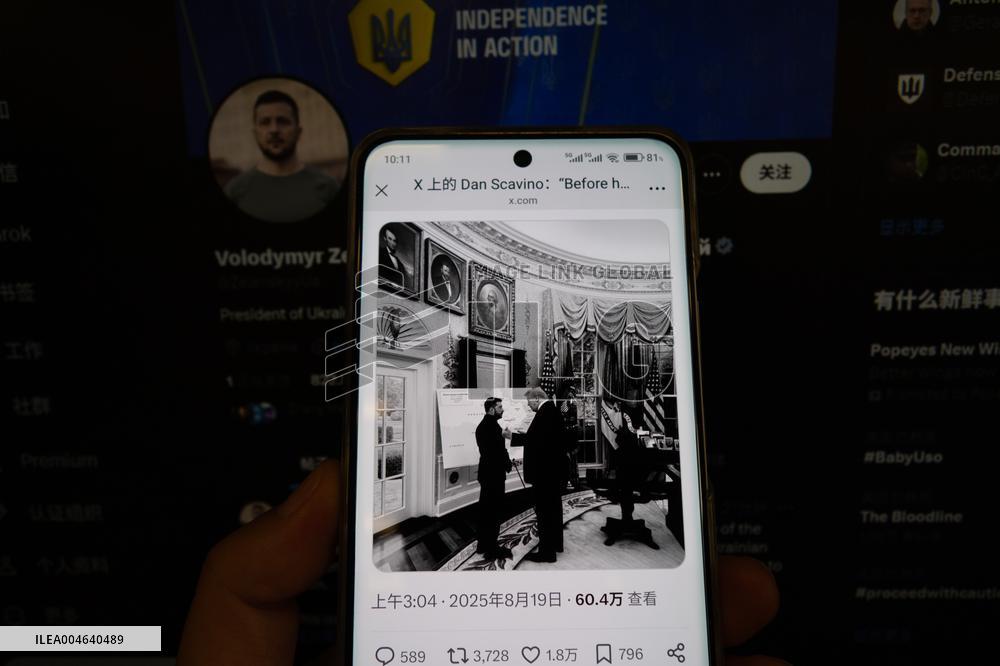 Trump and Volodymyr Zelensky