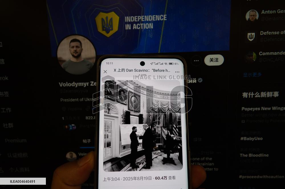 Trump and Volodymyr Zelensky