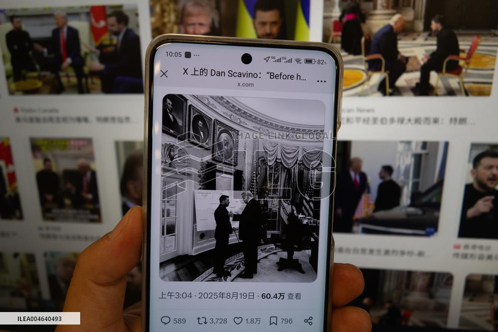 Trump and Volodymyr Zelensky