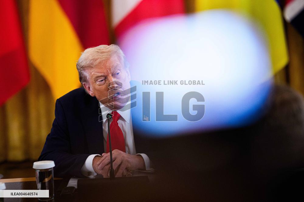 Trump Meets President Zelenskyy of Ukraine and European Leaders