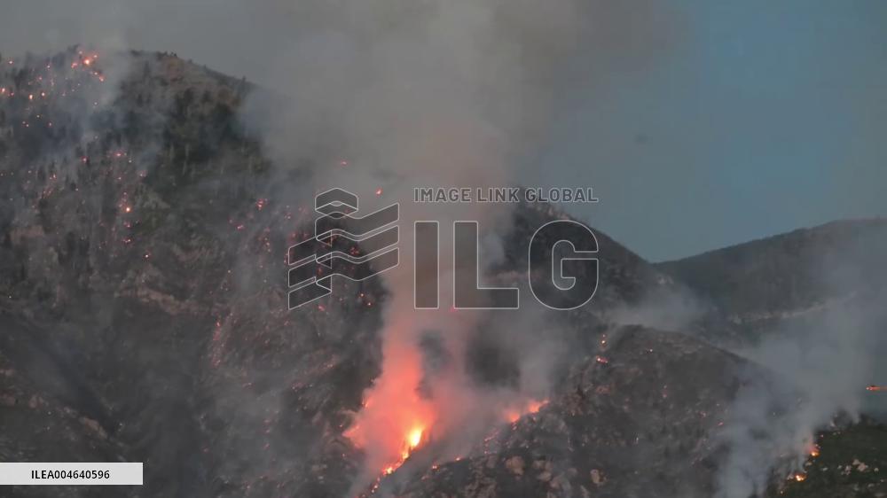 US: Buckley Draw Fire Burns 400 Acres Near Provo With 0% Containment 2