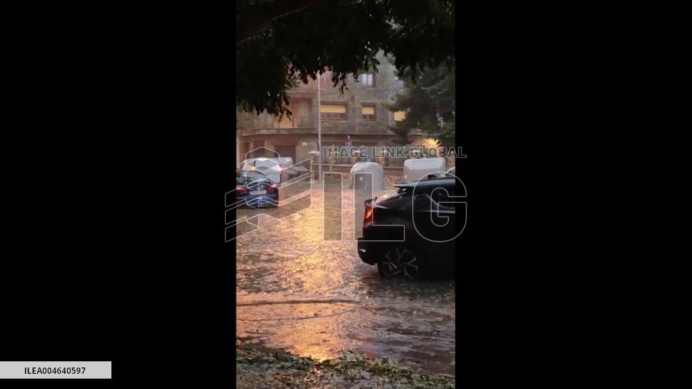 Spain: Hail and Flooding Batter Pyrenees Towns in Catalonia