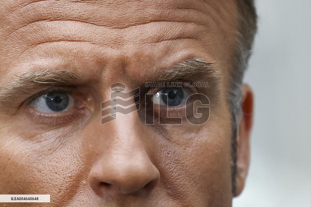 Macron Addresses Media After Key Diplomatic Meeting in Washington