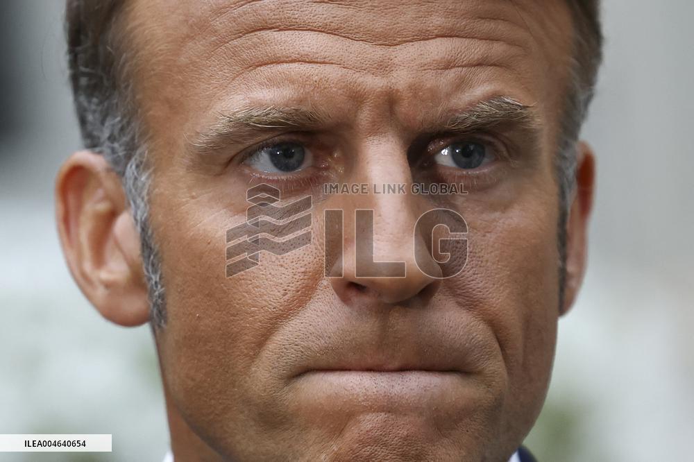 Macron Addresses Media After Key Diplomatic Meeting in Washington