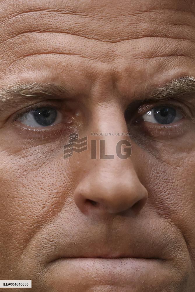 Macron Addresses Media After Key Diplomatic Meeting in Washington