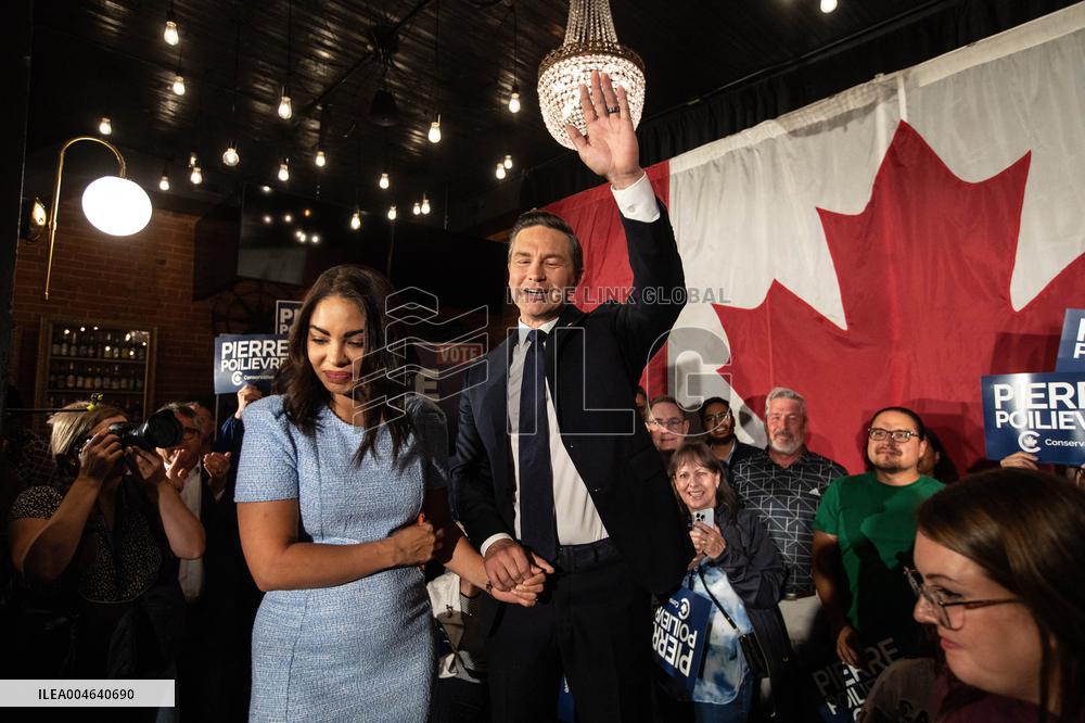 Poilievre Celebrates Byelection Victory in Battle River-Crowfoot - Canada
