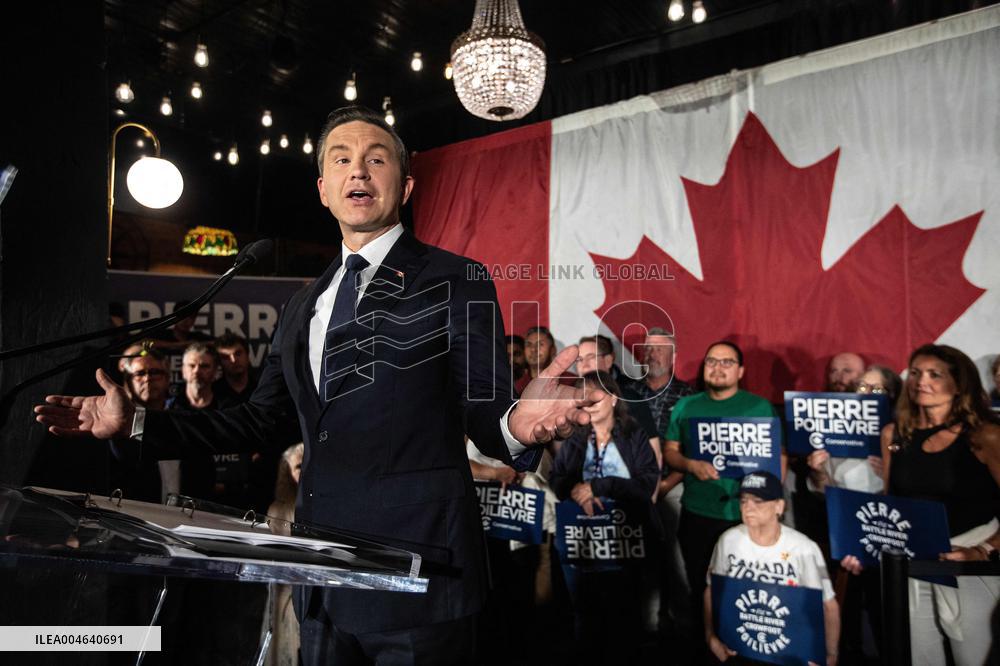 Poilievre Celebrates Byelection Victory in Battle River-Crowfoot - Canada