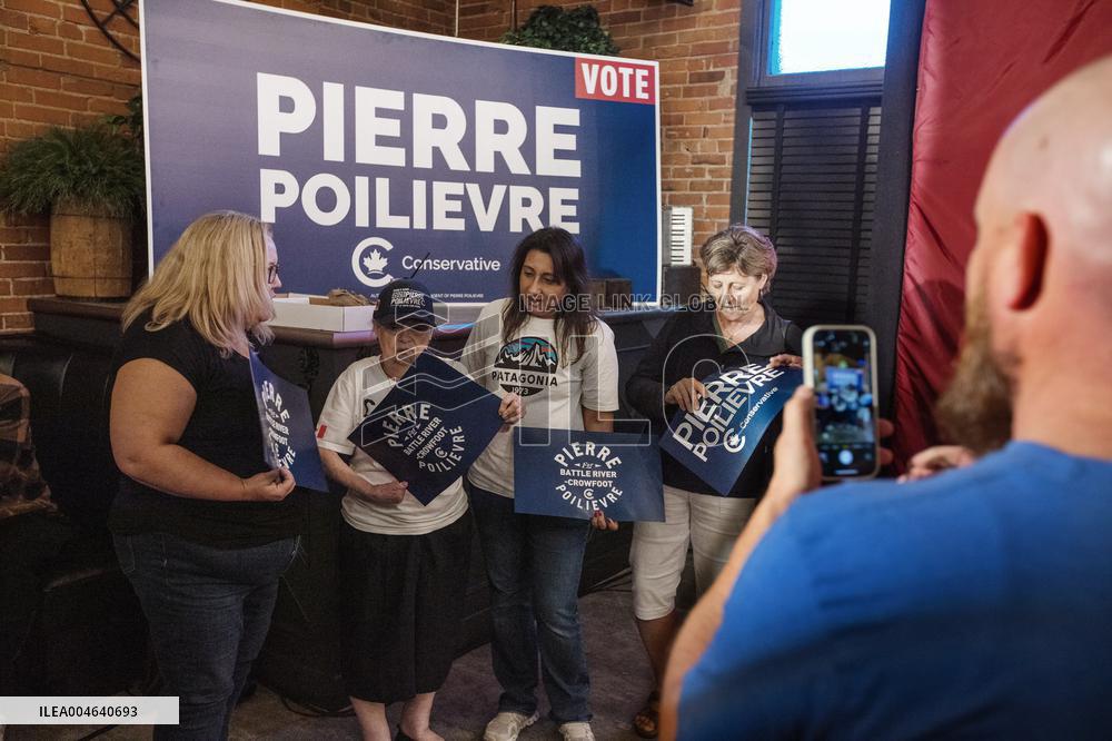 Poilievre Celebrates Byelection Victory in Battle River-Crowfoot - Canada