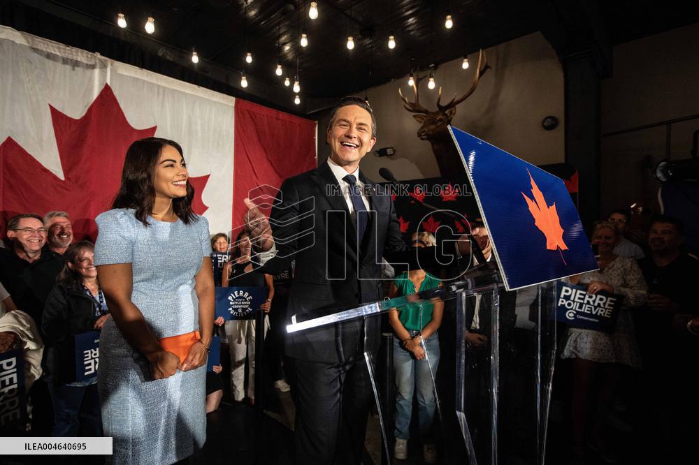 Poilievre Celebrates Byelection Victory in Battle River-Crowfoot - Canada