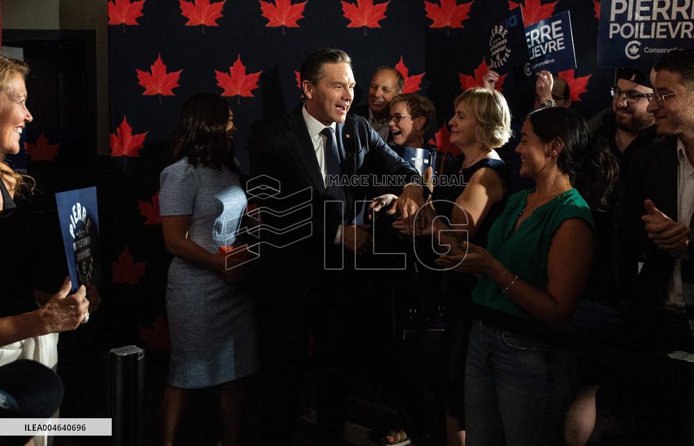 Poilievre Celebrates Byelection Victory in Battle River-Crowfoot - Canada