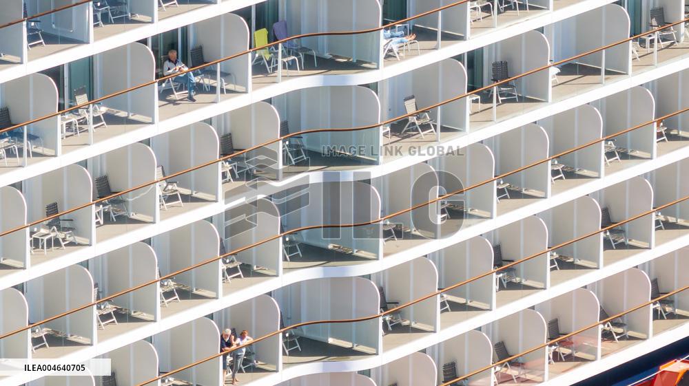 Cruise ships in the port of Tallinn