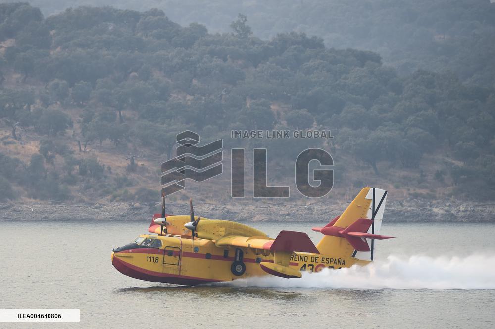 Wildfires in Caceres - Spain