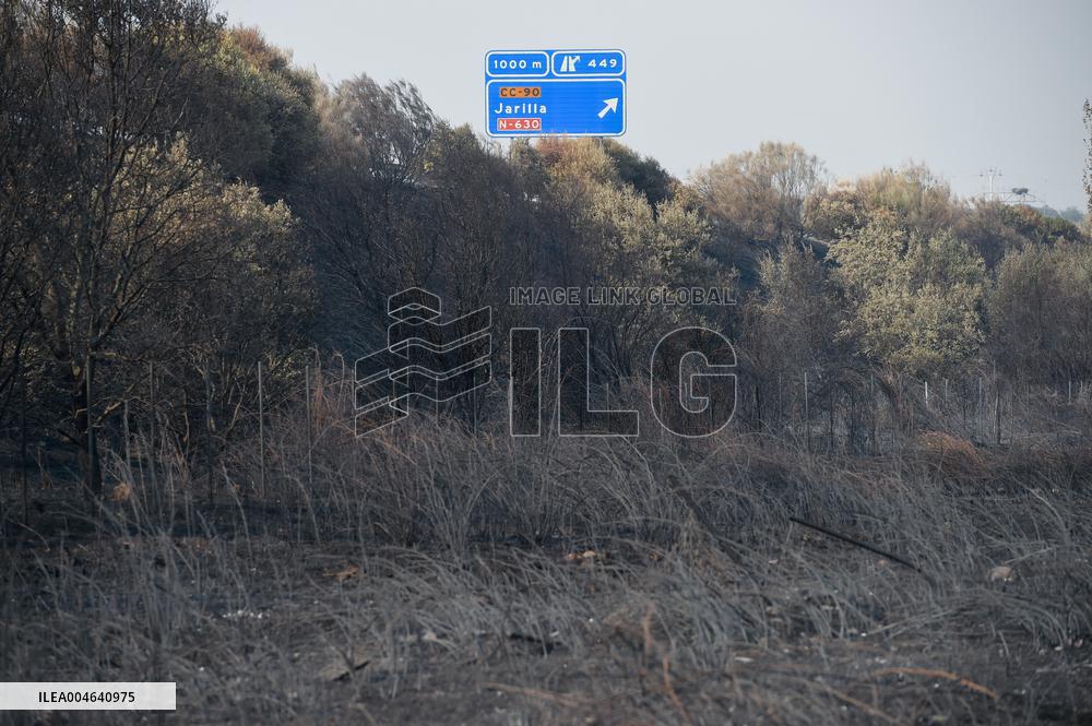 Spain Gripped by Violent Wildfires