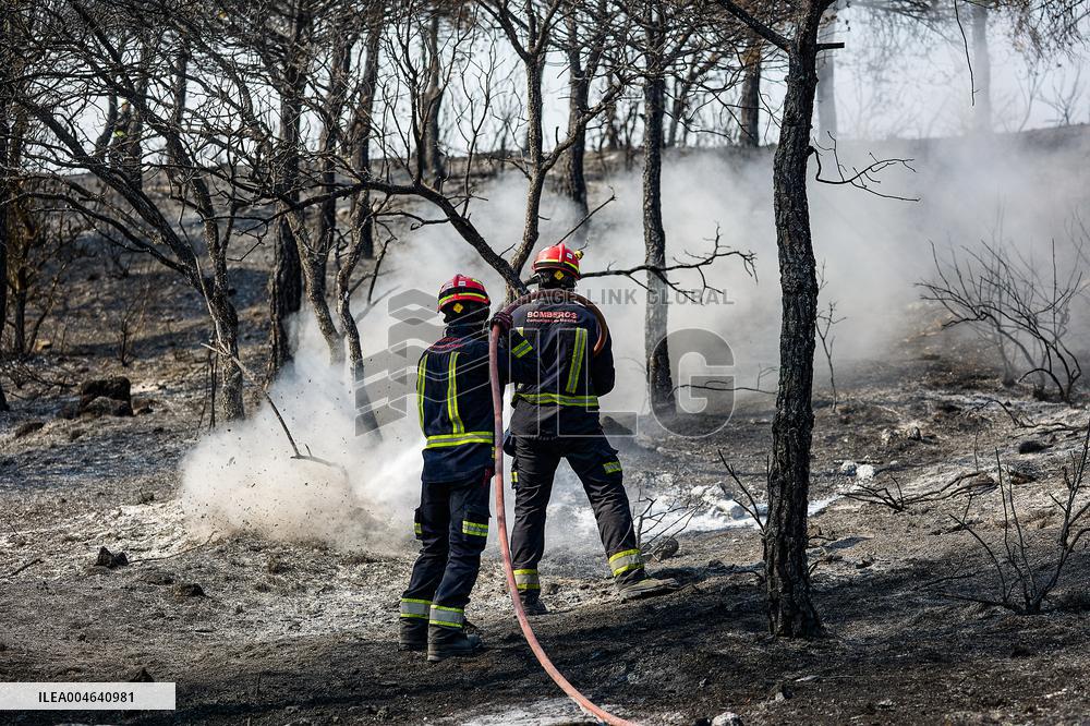 Spain Gripped by Violent Wildfires