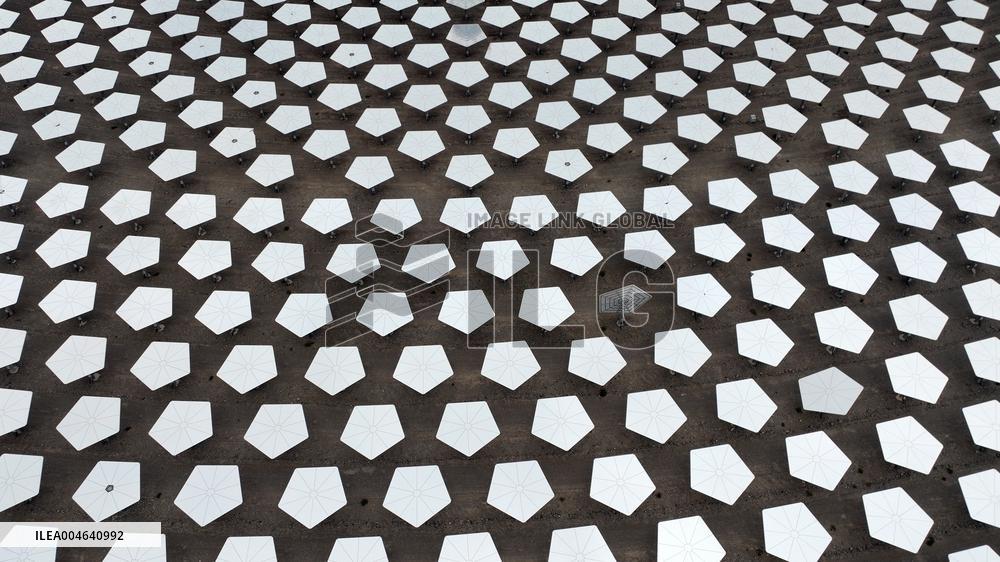 Llargest Molten Salt Tower Solar Thermal Power Station in China