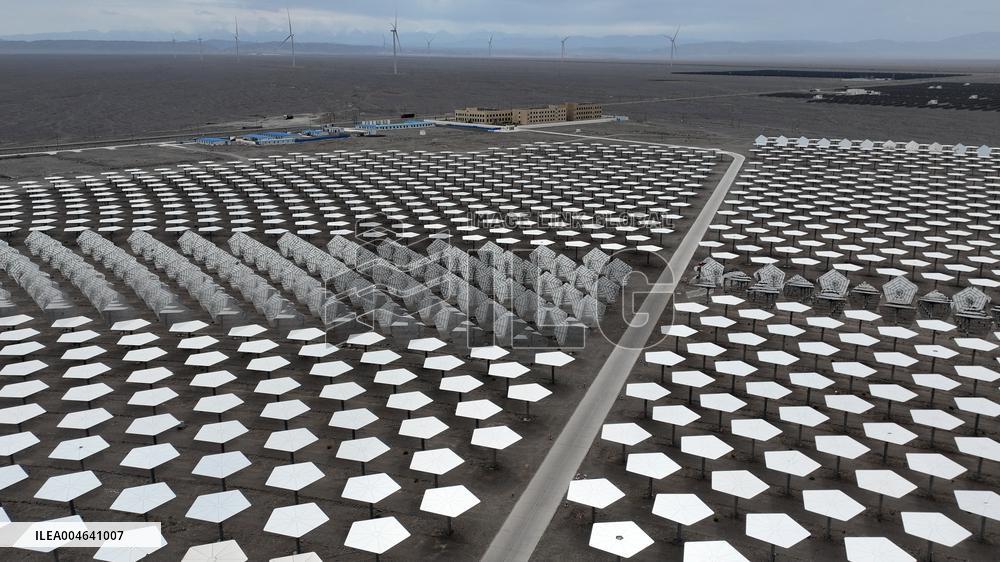 Llargest Molten Salt Tower Solar Thermal Power Station in China
