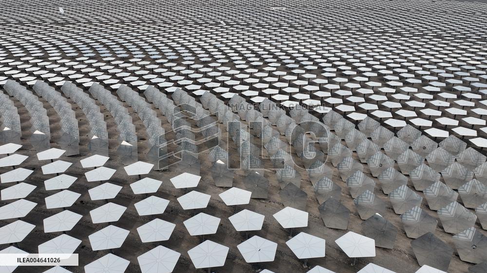 Llargest Molten Salt Tower Solar Thermal Power Station in China