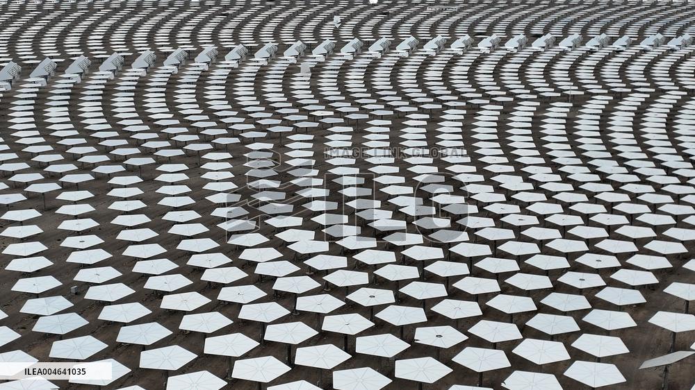 Llargest Molten Salt Tower Solar Thermal Power Station in China