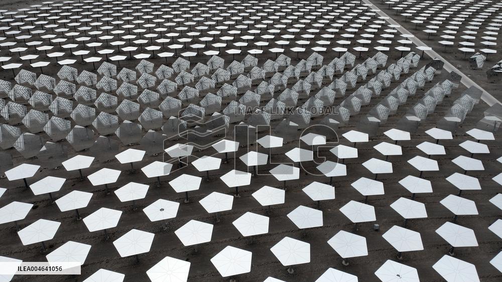 Llargest Molten Salt Tower Solar Thermal Power Station in China