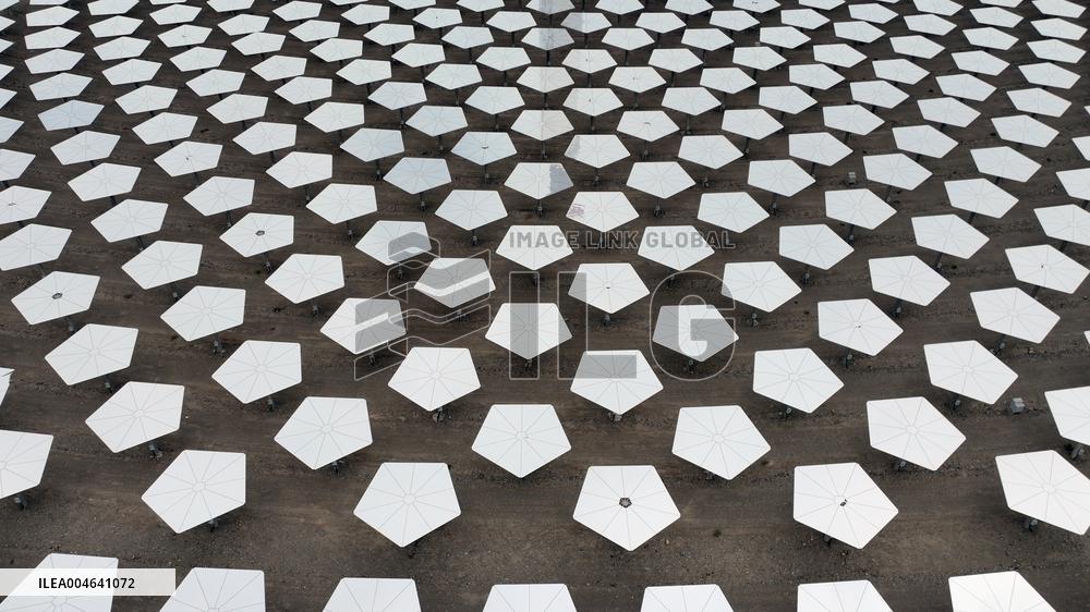 Llargest Molten Salt Tower Solar Thermal Power Station in China