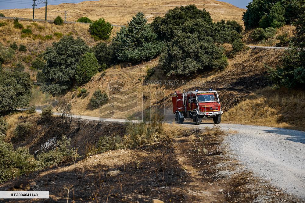Spain Gripped by Violent Wildfires