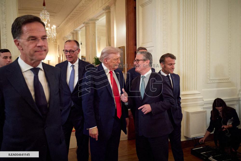 Trump Meets President Zelenskyy and European Leaders - Washington