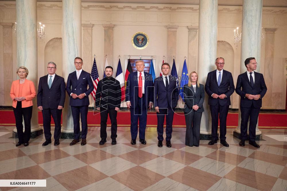 Trump Meets President Zelenskyy and European Leaders - Washington