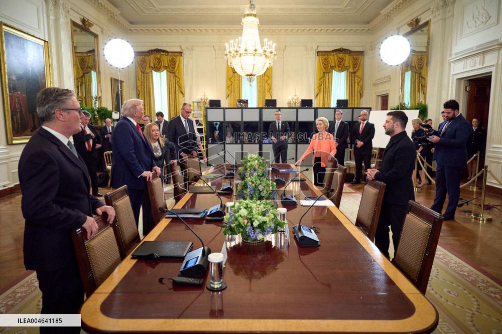 Trump Meets President Zelenskyy and European Leaders - Washington