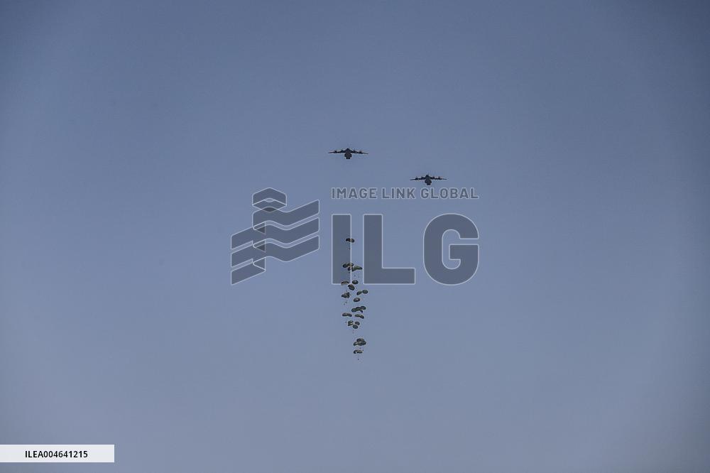 Humanitarian Airdrop in Northern Gaza