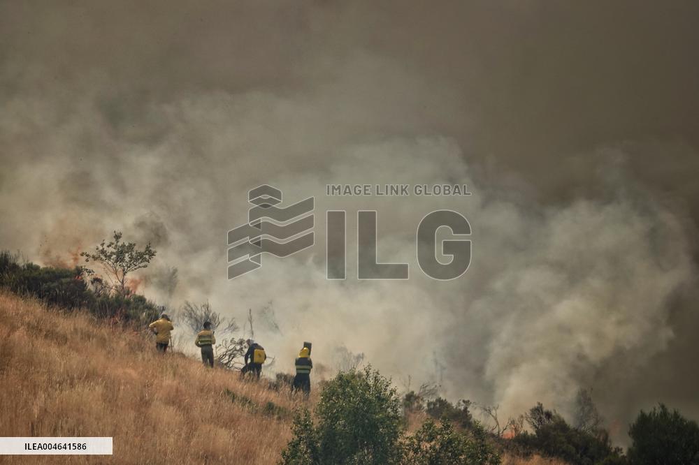 Spain Gripped by Violent Wildfires