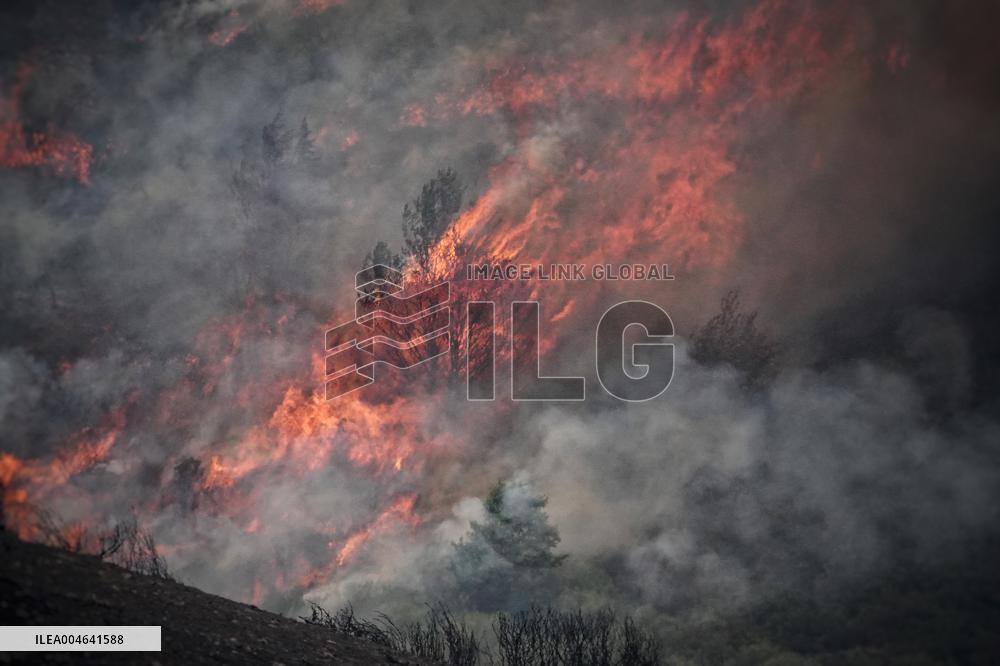 Spain Gripped by Violent Wildfires