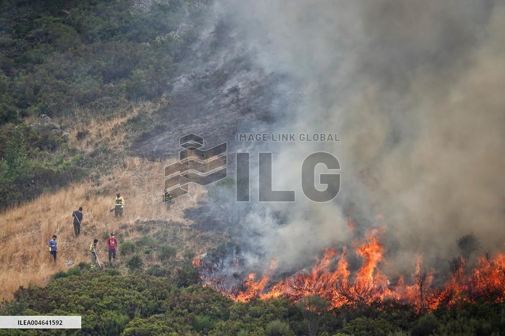 Spain Gripped by Violent Wildfires