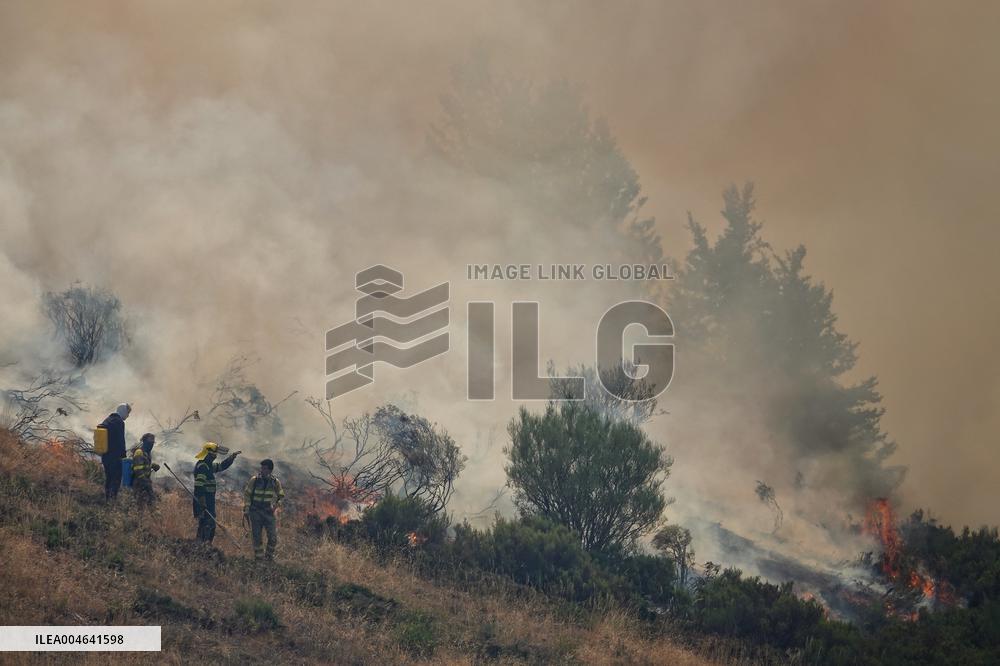 Spain Gripped by Violent Wildfires