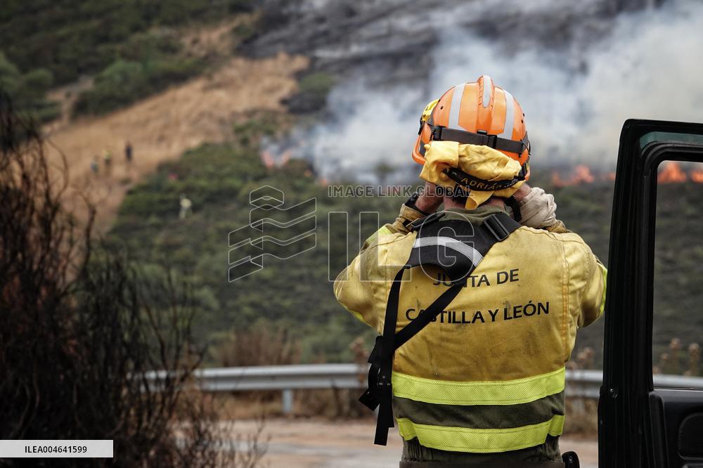 Spain Gripped by Violent Wildfires