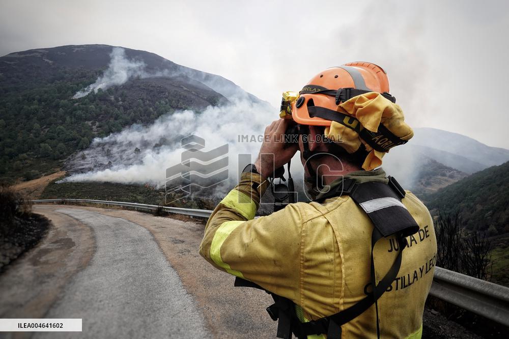 Spain Gripped by Violent Wildfires