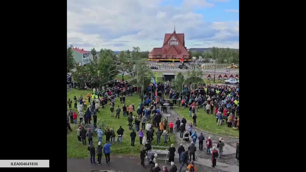 Sweden: Historic Kiruna Church Moved Amid Mining Subsidence Threat