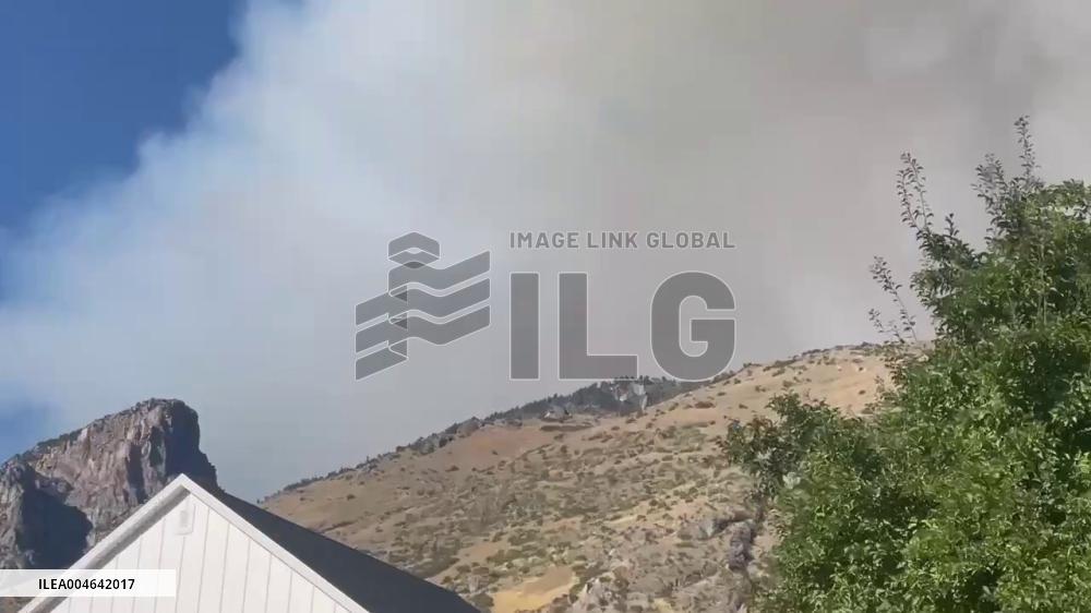 RECAP: Buckley Draw Fire Rages Near Provo, Utah