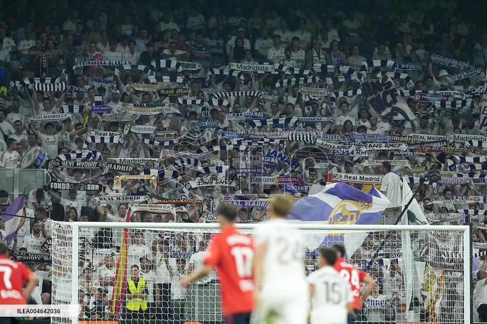 La Liga - Real Madrid CF v Club Atletico Osasuna