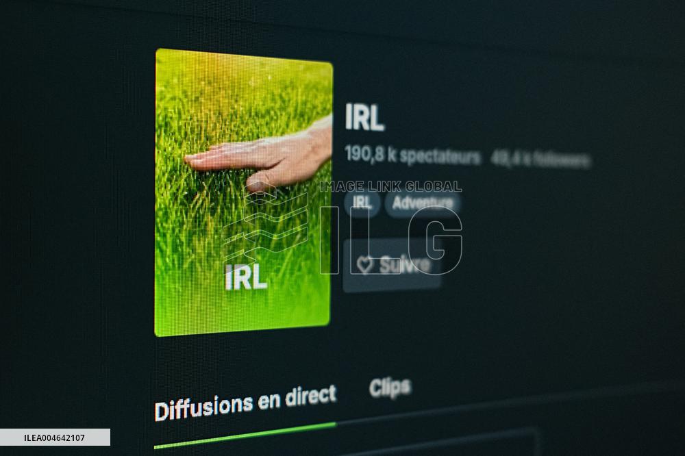 Illustration - Kick and Twitch Streaming Platform - France