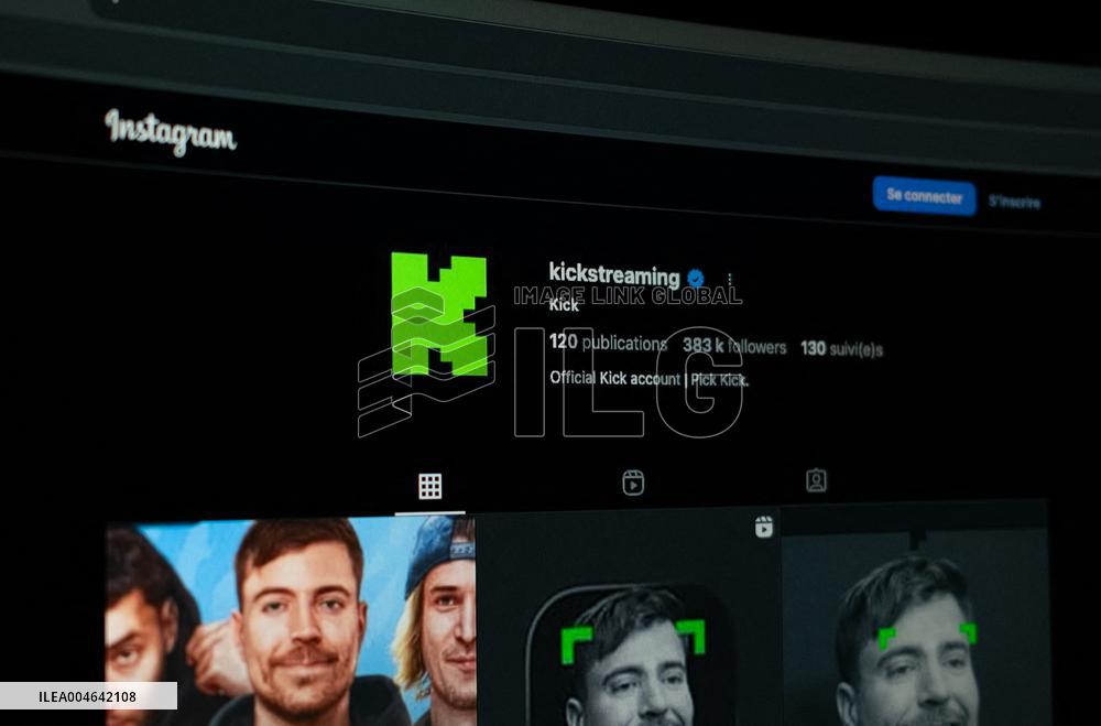 Illustration - Kick and Twitch Streaming Platform - France